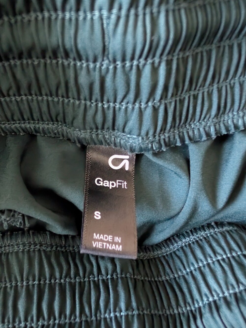 GapFit Activewear Tech Straight Jogger Track Pants Green Quick Dry Sz Small image 6